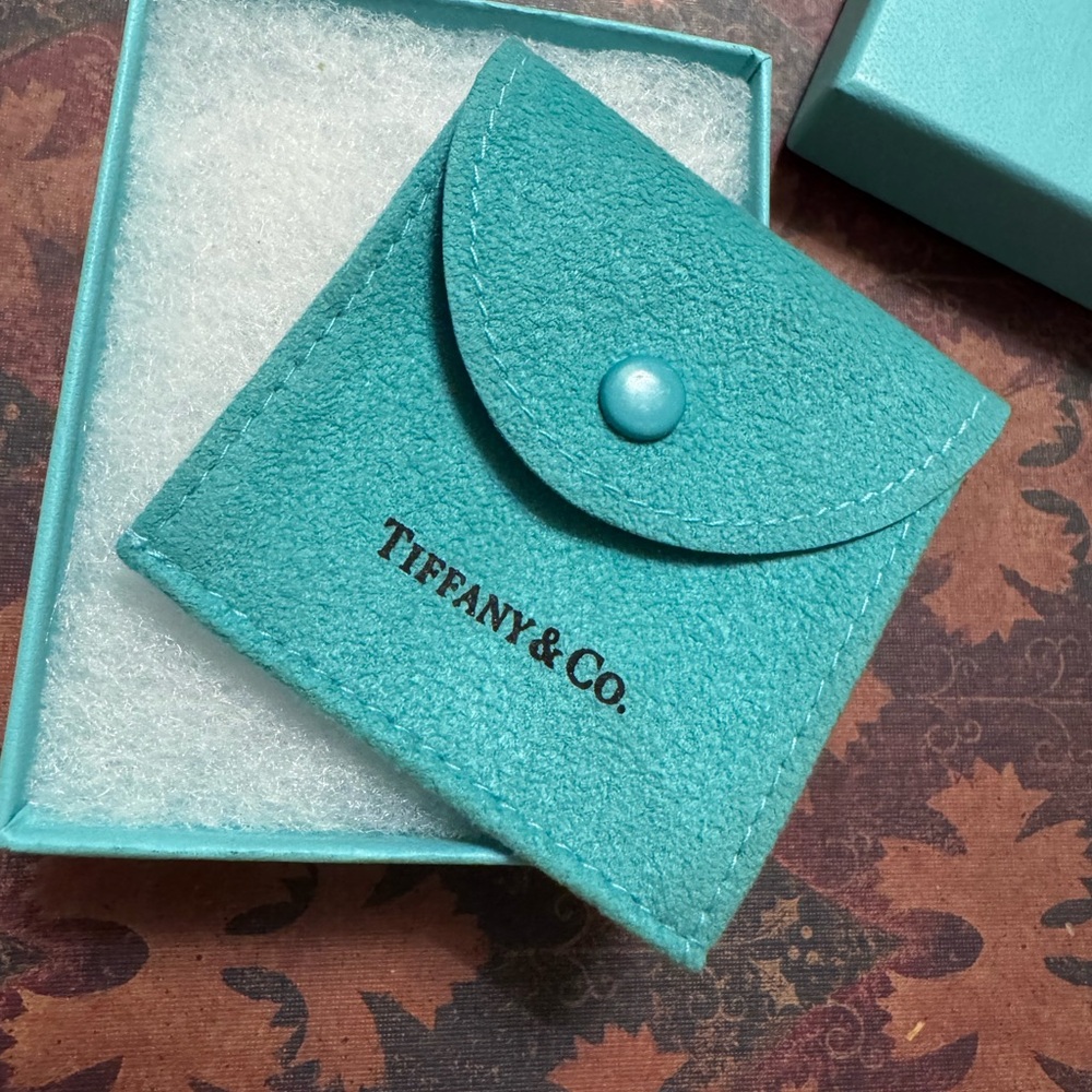 Tiffany & Co. Turquoise Pouch and Box Set - Picture 2 of 4